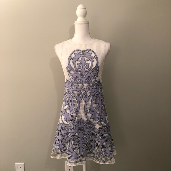 Suboo Nostalgia Embroidered Mini Dress - Picture 1 of 8